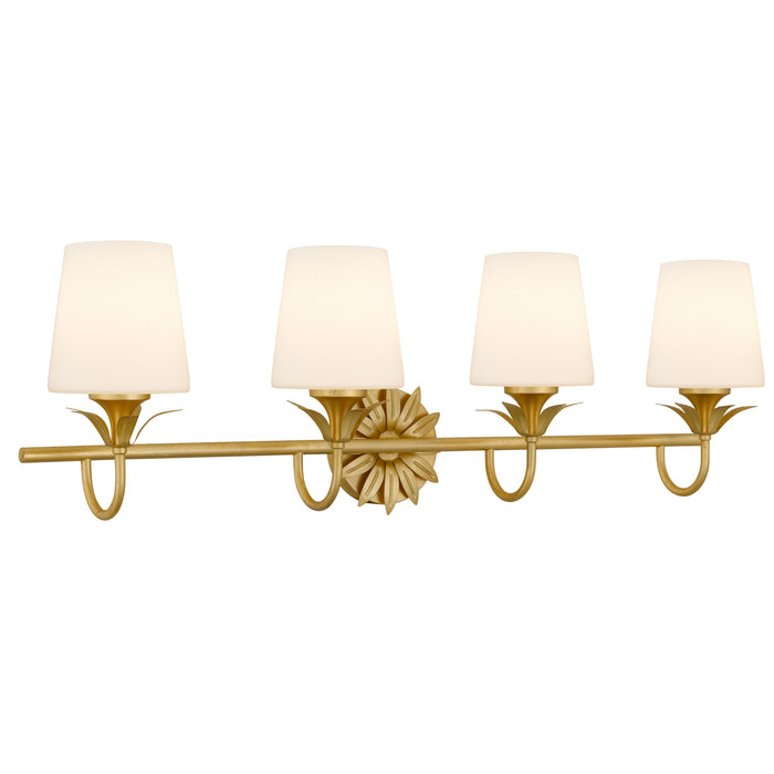 Quoizel - DOT8632GFL - Four Light Vanity - Dorothea - Gold Leaf
