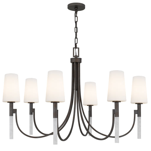 Eloura Six Light Chandelier Iron Gate