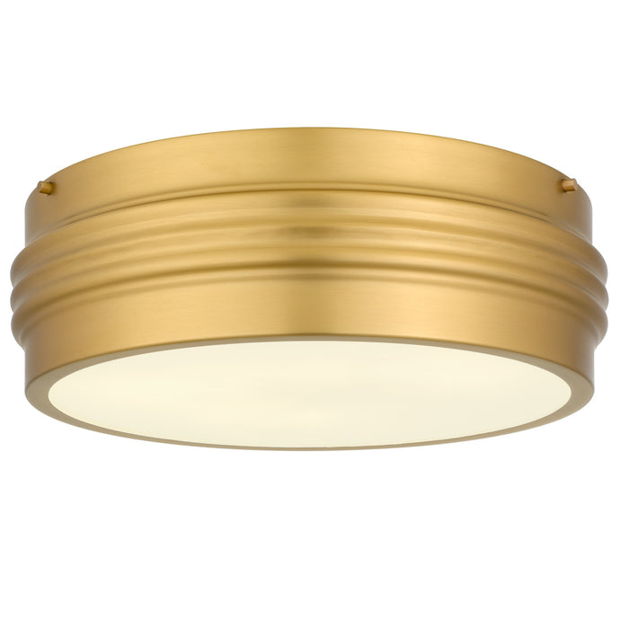 Quoizel - EMM1616BRG - Three Light Flush Mount - Emmett - Brushed Gold