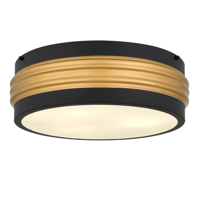 Quoizel - EMM1616MBK - Three Light Flush Mount - Emmett - Matte Black