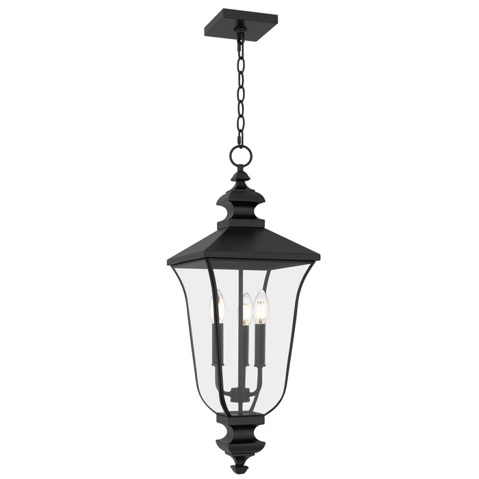 Quoizel - FARL1910MBK - Three Light Outdoor Hanging Lantern - Farley - Matte Black