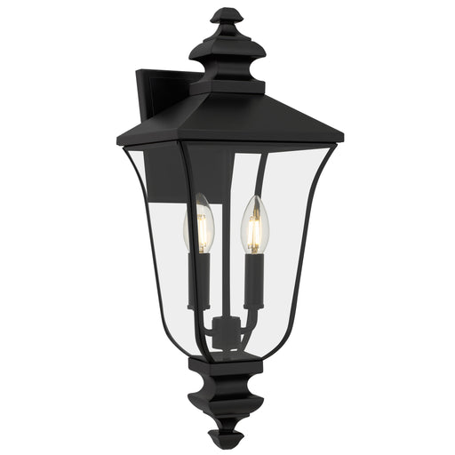 Farley Two Light Outdoor Wall Lantern Matte Black