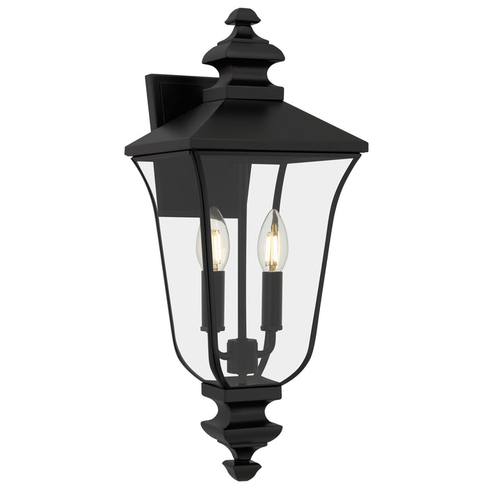 Quoizel - FARL8408MBK - Two Light Outdoor Wall Lantern - Farley - Matte Black