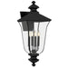 Quoizel - FARL8412MBK - Four Light Outdoor Wall Lantern - Farley - Matte Black