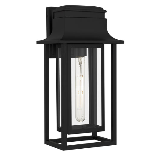 Garner One Light Outdoor Wall Lantern Matte Black