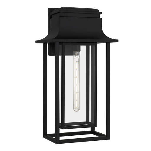 Garner One Light Outdoor Wall Lantern Matte Black