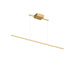 Kuzco Lighting - LP18248-BG-UNV - LED Linear Pendant - Vega Minor - Brushed Gold