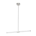 Kuzco Lighting - LP18537-BN-UNV - LED Linear Pendant - Akari - Brushed Nickel