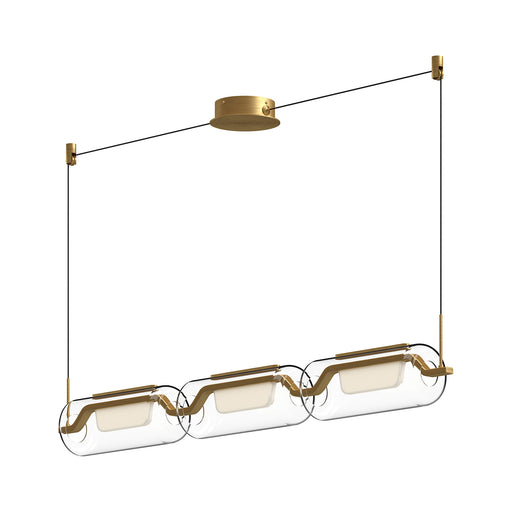 Kuzco Lighting - LP28543-BG-UNV - LED Linear Pendant - Hilo - Brushed Gold