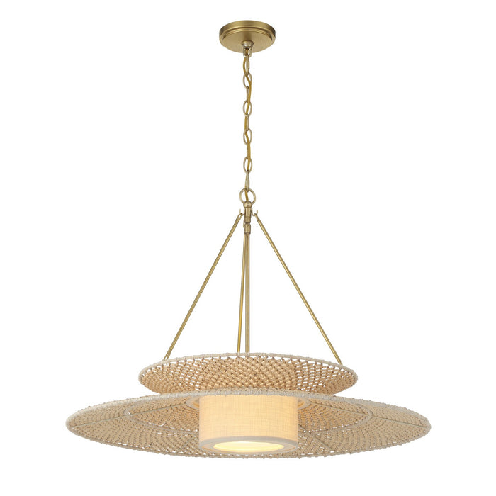 Crystorama - JNP-10543-SG - One Light Chandelier - Juniper - Soft Gold