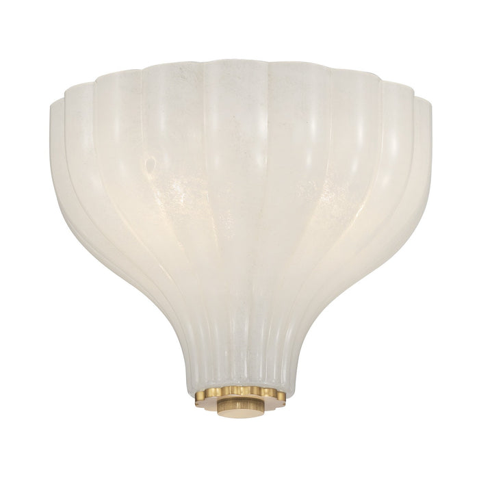 Crystorama - LAY-300-LG - Three Light Semi Flush Mount - Layton - Luxe Gold