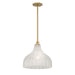 Crystorama - LAY-305-LG - One Light Pendant - Layton - Luxe Gold