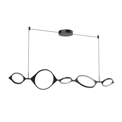 Kuzco Lighting - LP84457-BK-UNV - LED Linear Pendant - Serif - Black