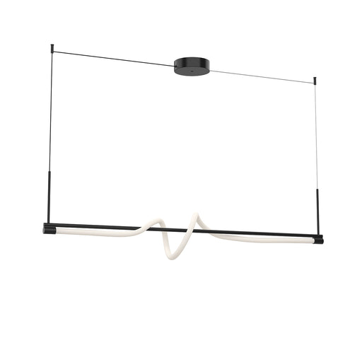 Kuzco Lighting - LP95354-BK-UNV - LED Linear Pendant - Cursive - Black