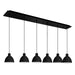 Kuzco Lighting - MP1706BK-06 - LED Pendant - Chroma - Black