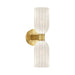 Crystorama - LOT-712-LG - Two Light Wall Sconce - Lotus - Luxe Gold