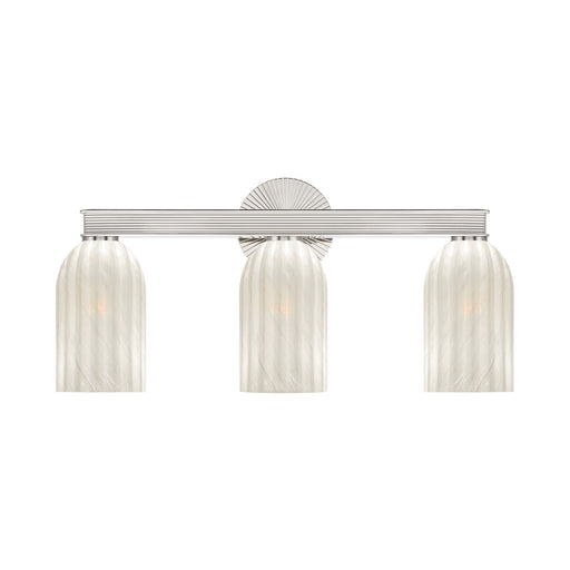 Lotus Three Light Bath Polished Nickel