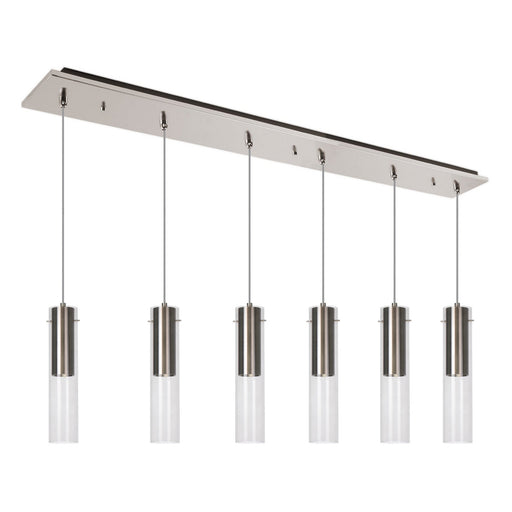Lena LED Pendant Brushed Nickel