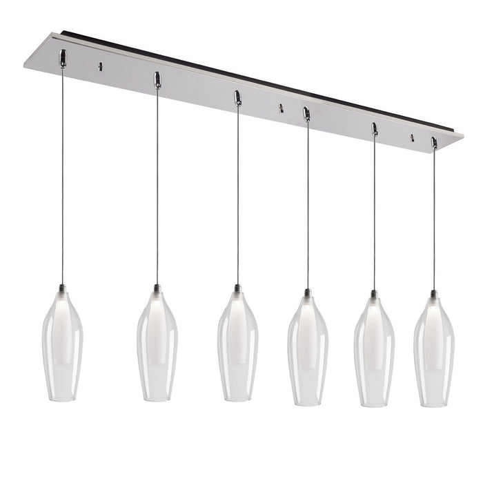 Kuzco Lighting - MP3004CH-06 - LED Pendant - Victoria - Chrome
