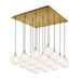 Kuzco Lighting - MP3106BGOP-16 - LED Pendant - Bolla - Brushed Gold/Opal Glass