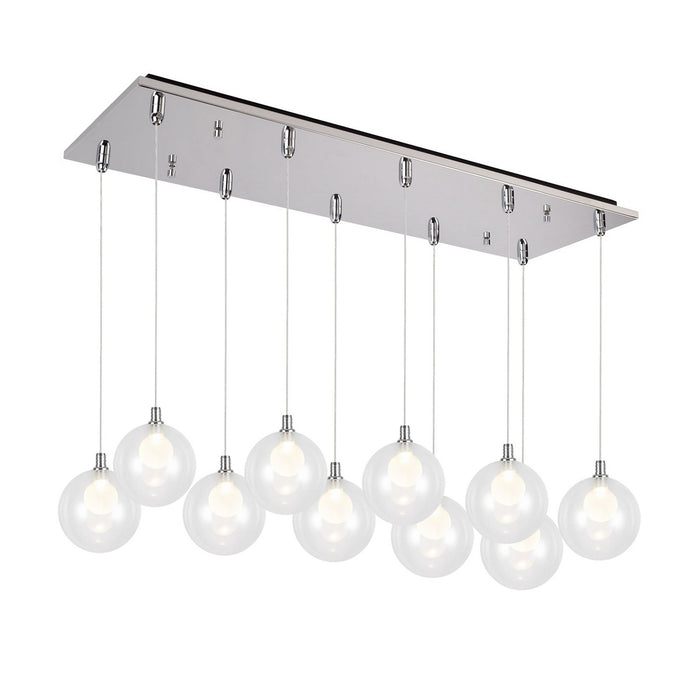 Kuzco Lighting - MP3106CH-10 - LED Pendant - Bolla - Chrome