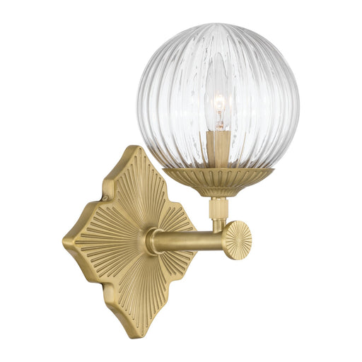 Orly One Light Wall Sconce Aged Brass