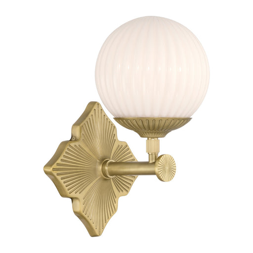 Orly One Light Wall Sconce Aged Brass