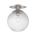 Crystorama - ORY-1003-PN-CL - One Light Semi Flush Mount - Orly - Polished Nickel