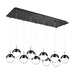 Kuzco Lighting - MP402801BC-10 - LED Pendant - Pluto - Black Chrome