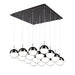Kuzco Lighting - MP402801BC-16 - LED Pendant - Pluto - Black Chrome
