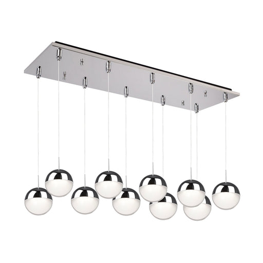 Pluto LED Pendant Chrome