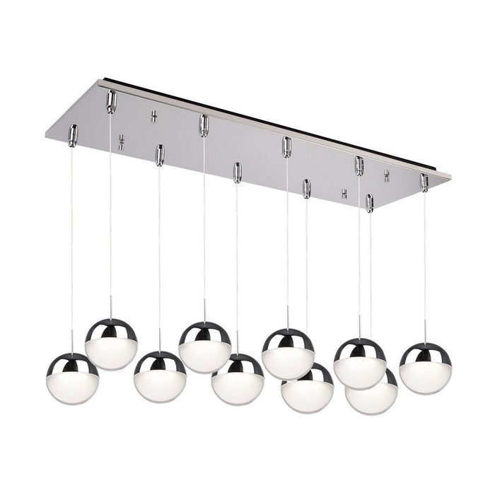 Kuzco Lighting - MP402801CH-10 - LED Pendant - Pluto - Chrome
