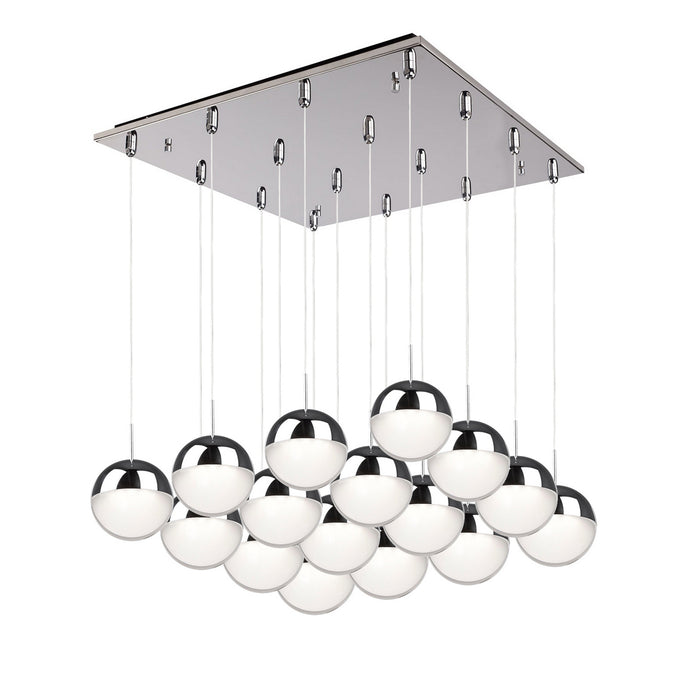 Kuzco Lighting - MP402801CH-16 - LED Pendant - Pluto - Chrome