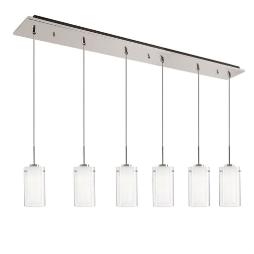 Verona LED Pendant Brushed Nickel