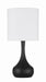 Craftmade - 86226FB-T - One Light Table Lamp - Pallo - Flat Black