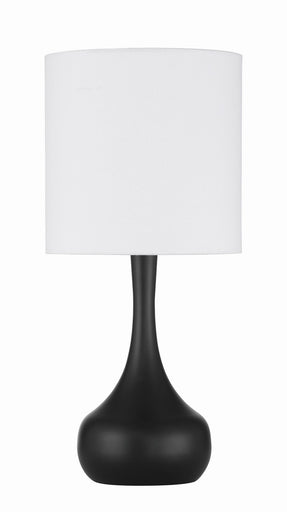 Pallo One Light Table Lamp Flat Black