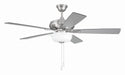 Craftmade - ECF211BNK5-BNGW - 52" Ceiling Fan - EOS 2 Light Frosted White Bowl 52" Ceiling Fan - Brushed Polished Nickel