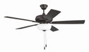 Craftmade - ECF211CBZ5-CBZWLN - 52" Ceiling Fan - EOS 2 Light Frosted White Bowl 52" Ceiling Fan - Classic Bronze