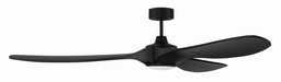 Craftmade - EVY72FB3-NWF - 72" Ceiling Fan - Envy 72" Ceiling Fan Damp Rated no Wifi - Flat Black
