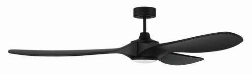 Craftmade - EVY72FB3-NWF - 72" Ceiling Fan - Envy 72" Ceiling Fan Damp Rated no Wifi - Flat Black