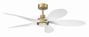 Craftmade - RSL52SBW5 - 52" Ceiling Fan - Rosalie 52" 5-Blade Indoor ceiling Fan - Satin Brass