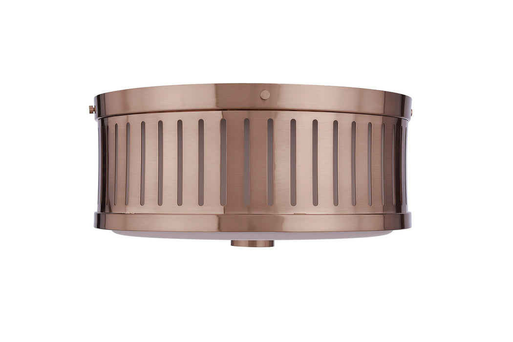 Craftmade - X3313-SB - Three Light Flushmount - Livingston - Satin Brass