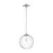 Crystorama - ORY-1007-PN-CL - One Light Pendant - Orly - Polished Nickel