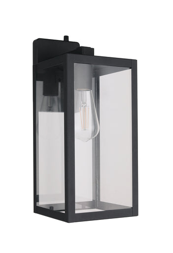 Harris One Light Outdoor Lantern Textured Black