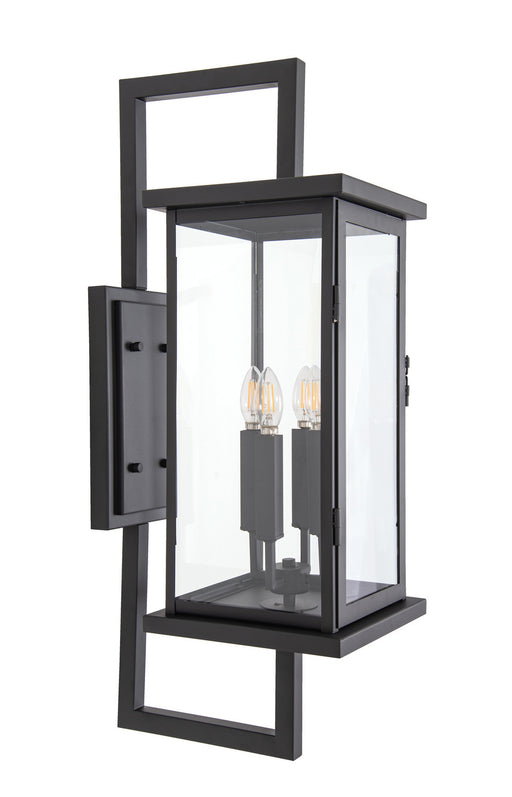 Craftmade - ZA8020-TB - Four Light Outdoor Wall Lantern - Jordan - Textured Black