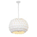 Crystorama - TAL-9404-MT - Five Light Chandelier - Talia - Matte White