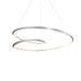 Kuzco Lighting - PD22339-BN-UNV-010 - LED Pendant - Ampersand - Brushed Nickel