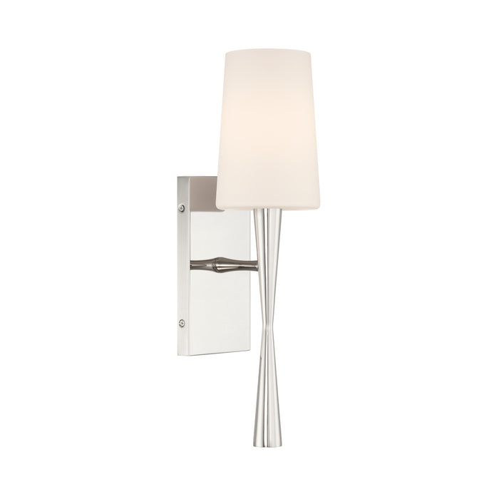 Crystorama - TRE-221-OP-PN - One Light Wall Sconce - Trenton - Polished Nickel