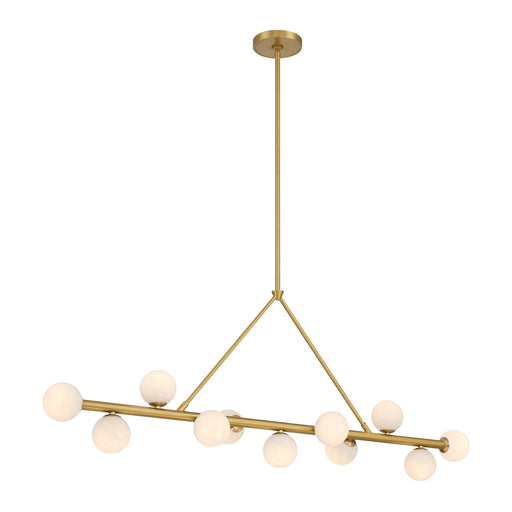 Terrell LED Linear Chandelier Luxe Gold