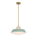 Crystorama - XAN-8006-VG-GR - One Light Pendant - Xander - Vibrant Gold
